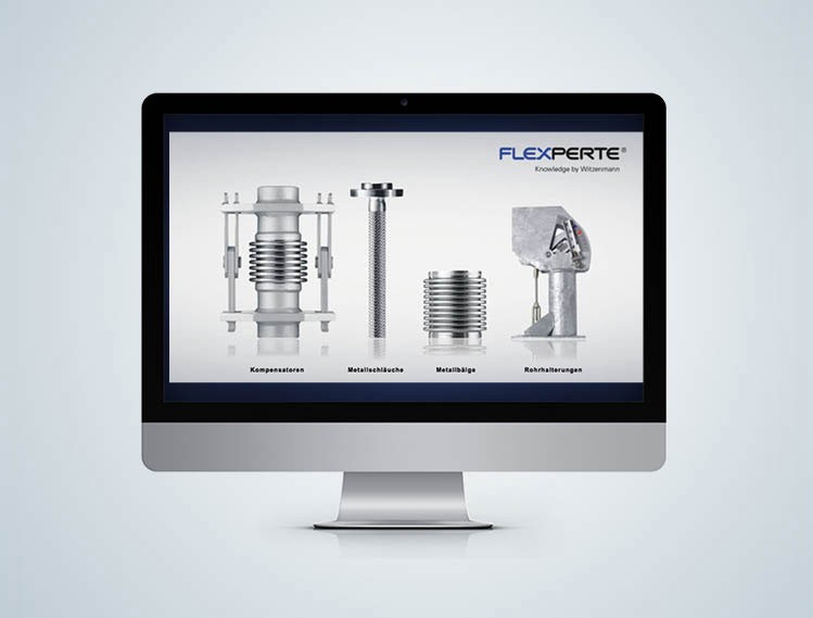 Programa de diseño Flexperte de Witzenmann para soportes de tubería 